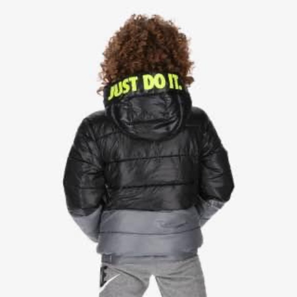 BRAND NEW toddler boy girl Nike just do it logo jacket size 2T 3T 4T 4XS - Picture 4 of 10